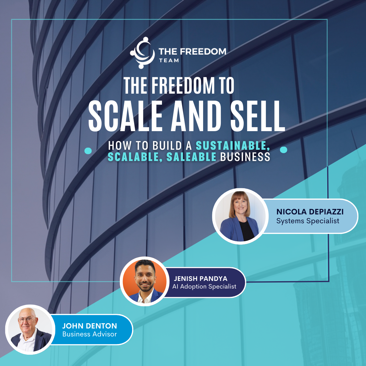 freedom to scale and sell your business workshop